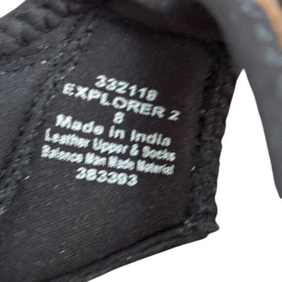 BIÖRNDAL Mens Leather Sandals Size 8 Adjustable Straps Top and Back Memory Foam - Picture 10 of 10